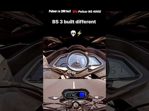 Pulsar rs 200 bs3 vs  Pulsar NS 400z #shortvideo #r15v3motovlog #rs200 #motovlog #youtubeshorts