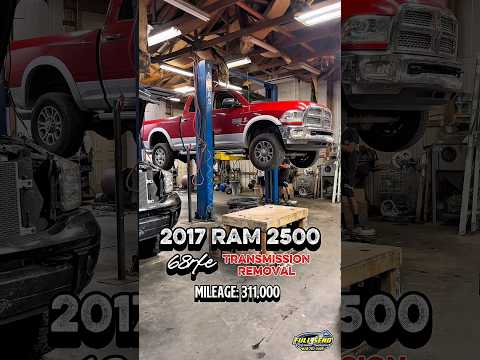 2017 RAM 2500 Transmission Removal (OD Clutch Failure) #clutch #ram #repair #valvebody #mechanic