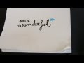Feliz cumple MR.WONDERFUL 