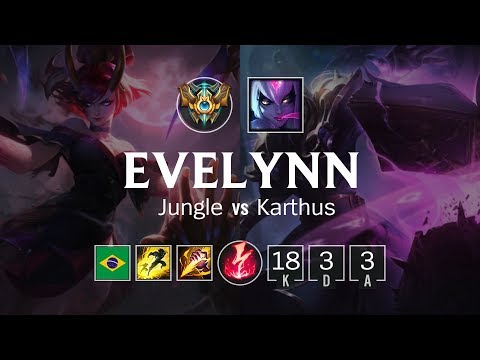 Evelynn Jungle vs Karthus - BR Challenger Patch 8.24