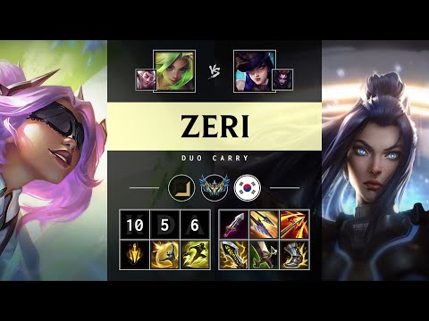 Zeri ADC vs Caitlyn - KR Challenger Patch 25.S1.3