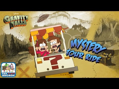 Gravity Falls: Mystery Tour Ride - Race Through The Mysteries On A Golf Cart (Disney Games) Video
