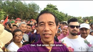 Presiden Jokowi: Bali Aman, Bali Aman....