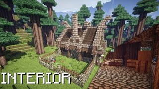 preview picture of video 'Minecraft  | Small Viking House INTERIOR -- Part 2/2 [TUTORIAL]'