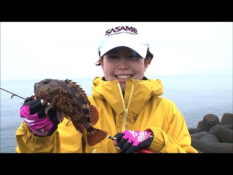 テトラポイントで穴釣り_四季の釣り/2020年1月17日放送分