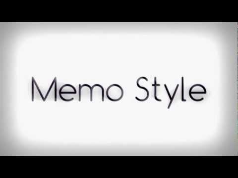 Memo Style Intro