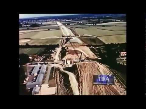 Major Road Ahead - Constructing the M1 Motorway - Short Documentary (1958)