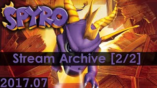 [Livestream Archive] Spyro the Dragon Widescreen Blindplay [2/2]