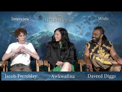"The Little Mermaid" interview with Jacob Tremblay, Awkwafina and Daveed Diggs