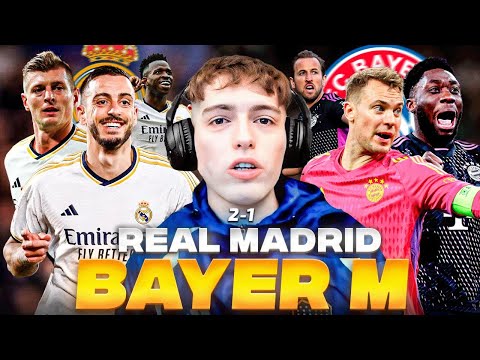 DAVOO XENEIZE REACCIONA A REAL MADRID 2 BAYERN MUNICH 1 (2024) - CHAMPIONS LEAGUE