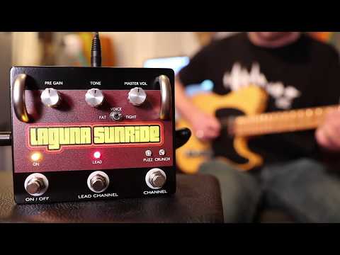Hovercraft Amps - Laguna Sunride - distortion pedal - limited edition chrome - free USA ship! image 7