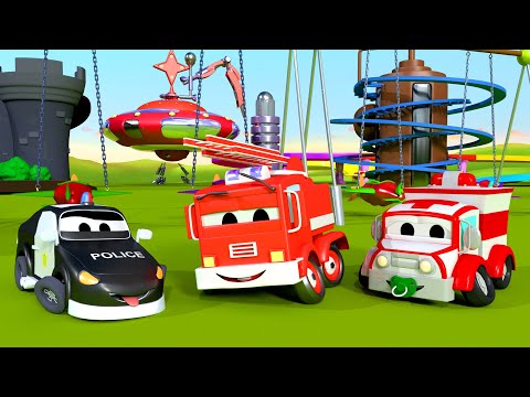 Der Bau Trupp - Das Kettenkarussell - Autopolis 🚒 Lastwagen Zeichentrickfilme für Kinder