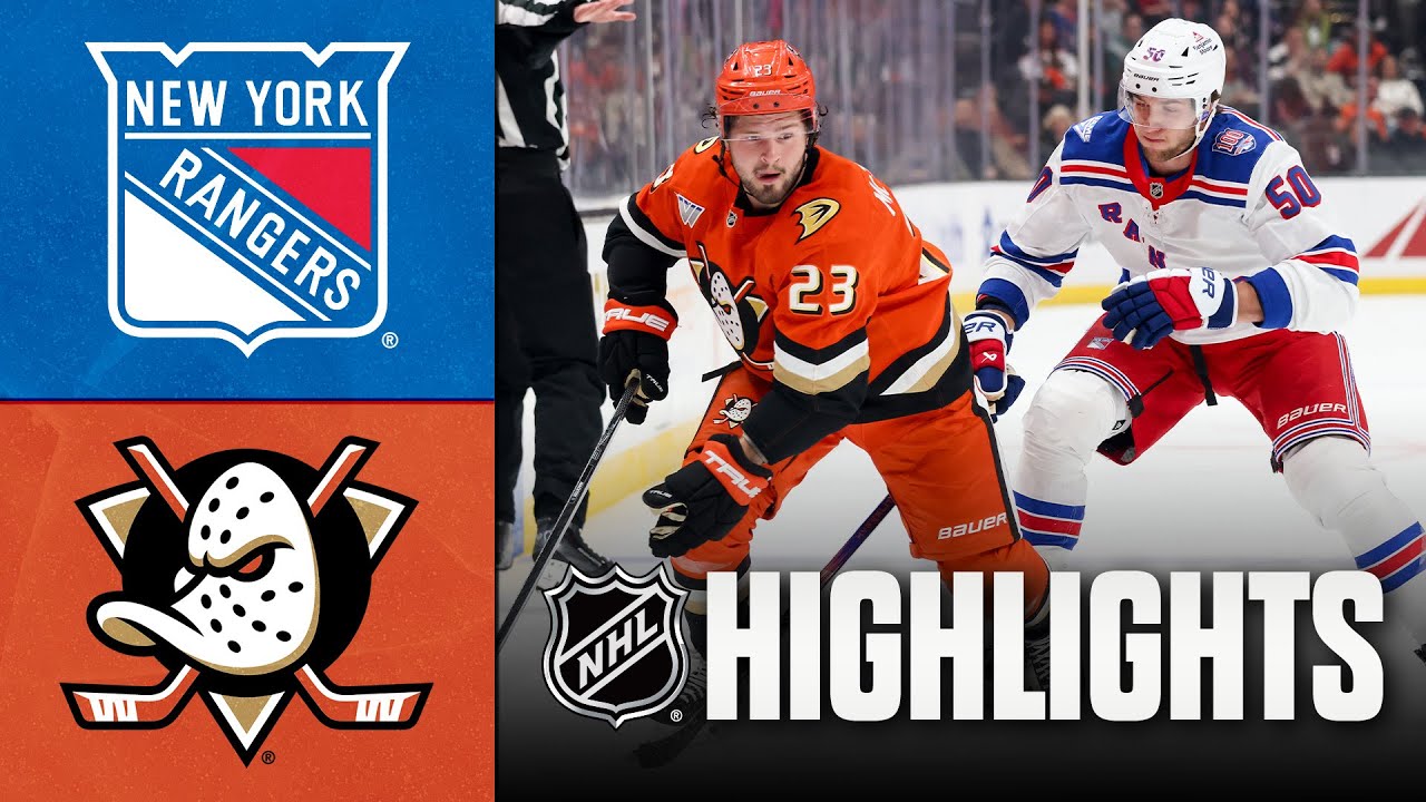 Rangers vs. Ducks | NHL Highlights | January 19, 2026