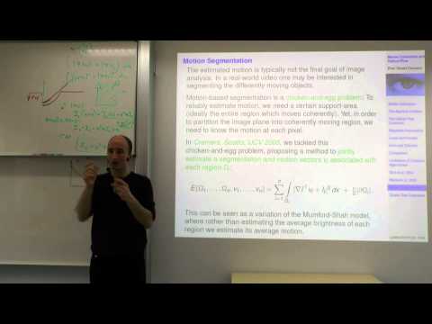 Variational Methods for Computer Vision - Lecture 18 (Prof. Daniel Cremers)