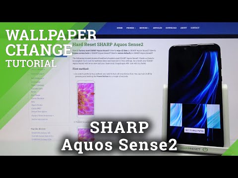 Sharp Aquos Sense2 - Default Wallpapers Review