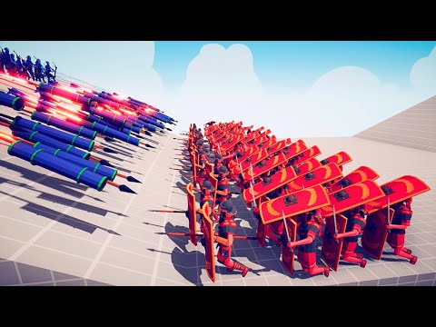ROMANS TESTUDO vs ARCHERS - Totally Accurate Battle Simulator TABS