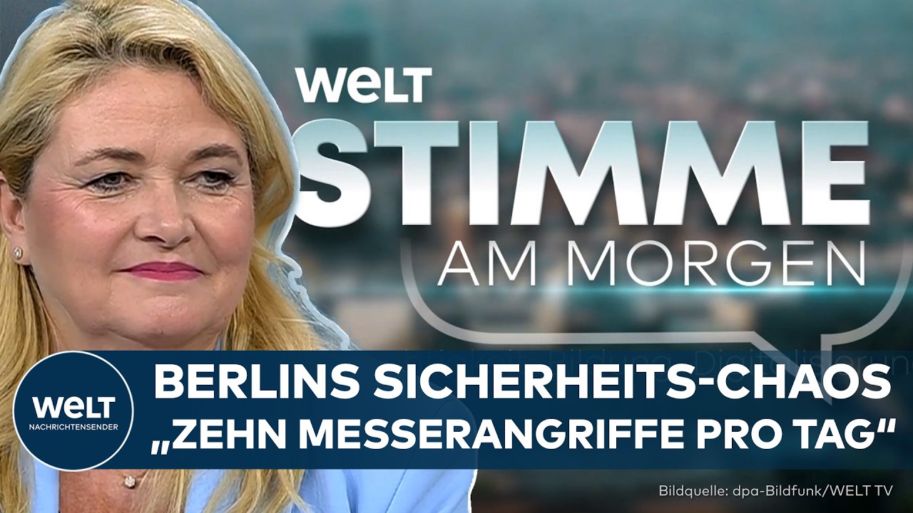 BERLIN: "Zehn Messerangriffe pro Tag!" – AfD-Chefin zeigt Sicherheits-Chaos auf  | STIMME AM MORGEN
