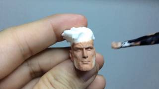 How to Paint Custom Action Figure Heads - Gambit - Painting Live