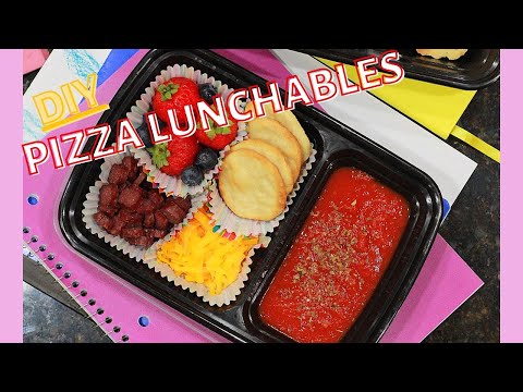DIY Pizza Lunchables
