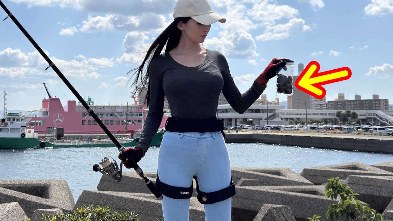 人から貰った餌で釣りしたら…良いサイズの嬉しい魚が釣れました‼️