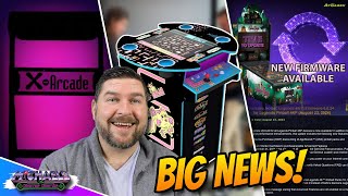 Arcade1Up Ms. Pac-Man Galaga Pub Table Online, AtGames Surprise Update & X-Arcade New Product?