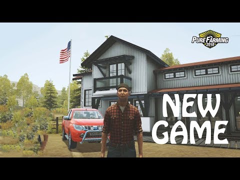NEW SIMULATOR FARMING GAME PURE FARMING 2018 | THIS GAME THO ITS LIT UP MAN | PS4 | Xbox ONe