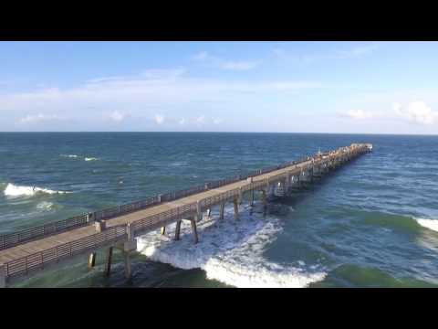 Drone footage of Jacksonville Beach