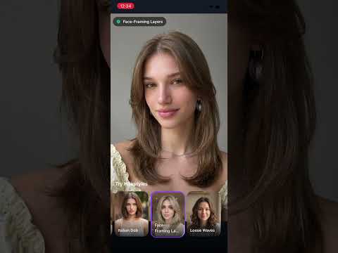AI Hairstyle Try On: HairTry video thumbnail