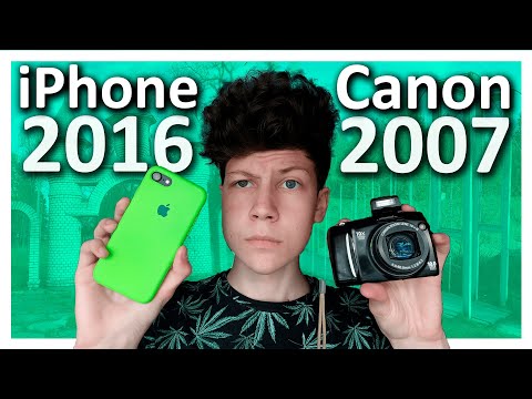ЩО КРАЩЕ? iPhone ПРОТИ Canon SX120! / Порівняння💯