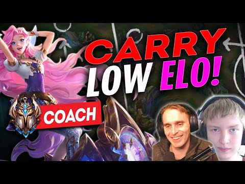 This INSANE thresh player coaches with me.. How to carry LOW ELO!