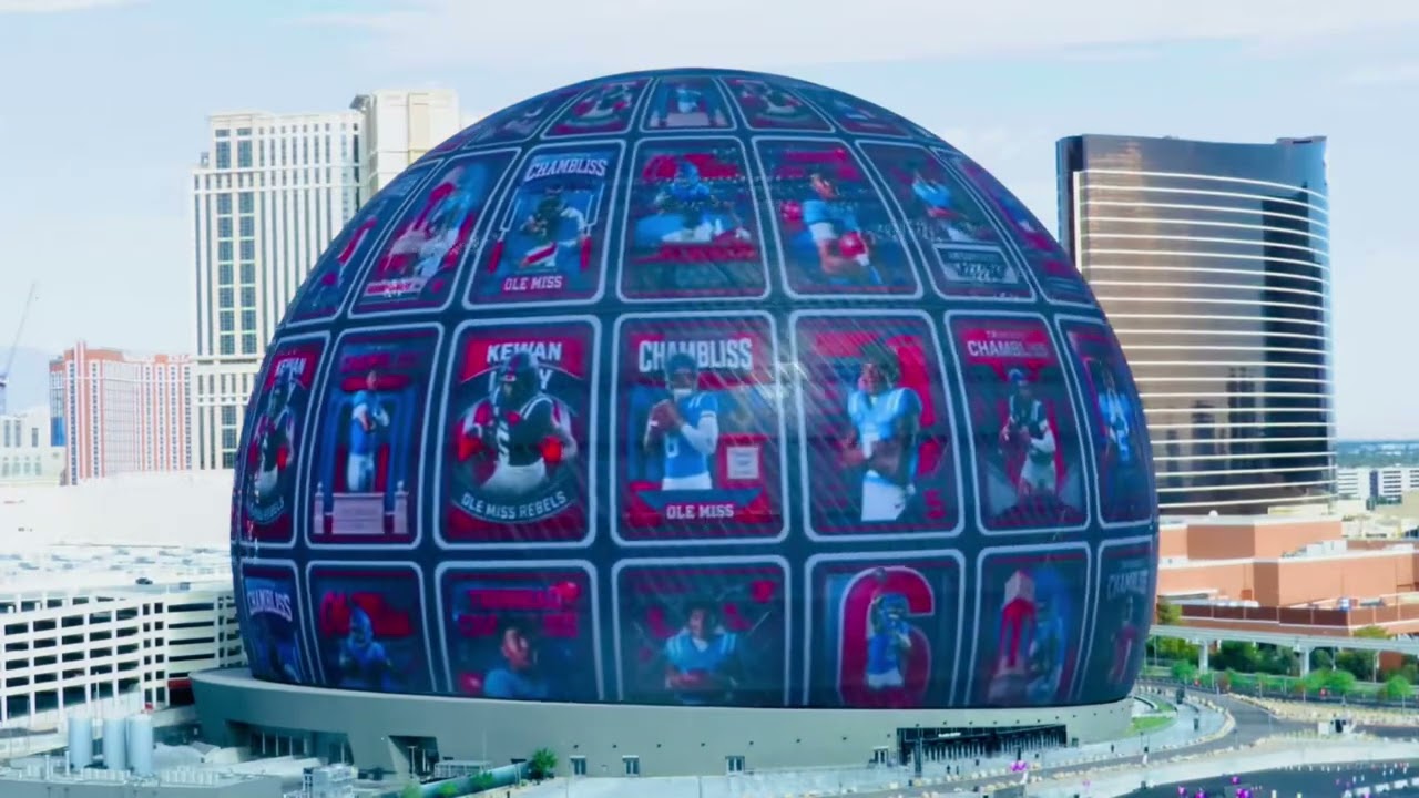 Ole Miss Makes History at the Las Vegas Sphere! 🦈🔥 - YouTube