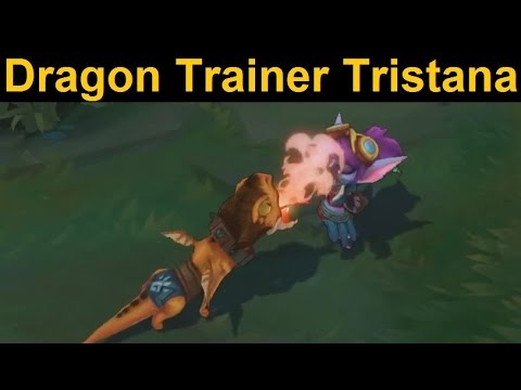 Dragon Trainer Tristana Skin Spotlight - What's with the EXTREMELY detailed facial animations..?