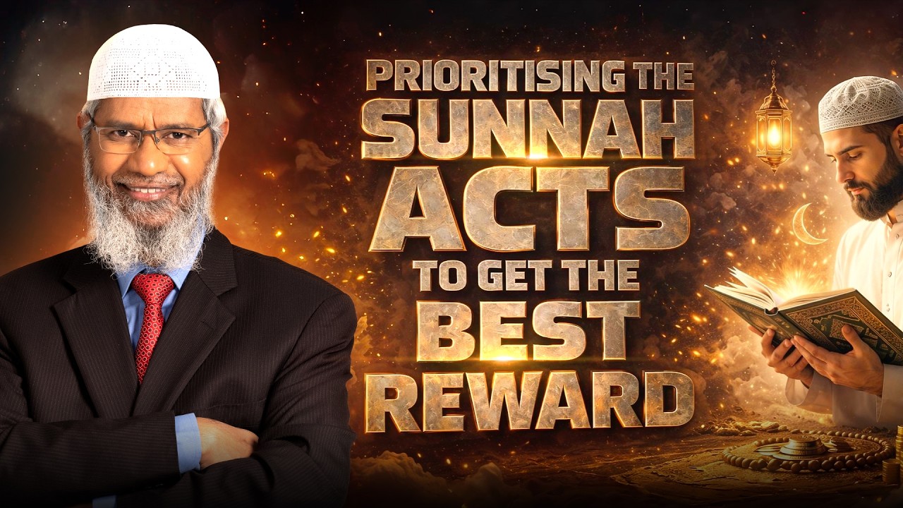 Prioritising the Sunnah Acts to Get the Best Reward - Dr Zakir Naik