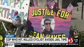 No jail time for Vermont police officer in deadly crash with cyclist