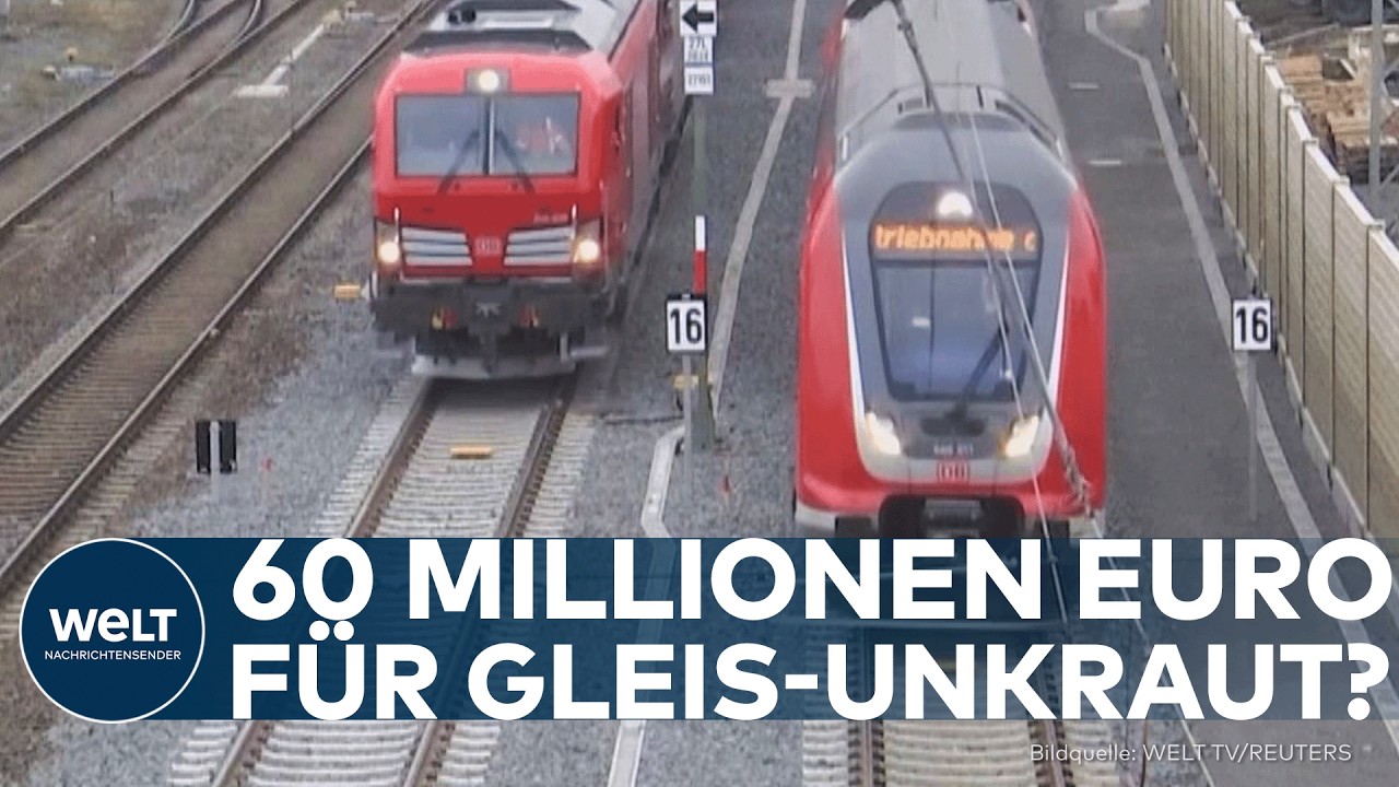 DEUTSCHE BAHN: 60 Millionen für Unkrautbekämpfung? Glyphosat-Aus lässt Kosten explodieren
