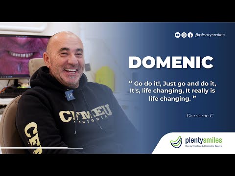 Life-Changing Smile: Domenic’s All On X Transformation at Plenty Smiles