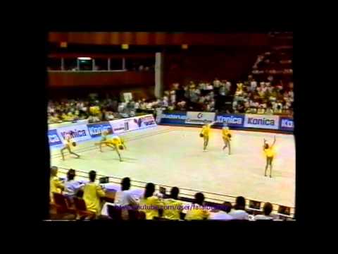 CHINA 6 balls - 1987 Varna worlds EF