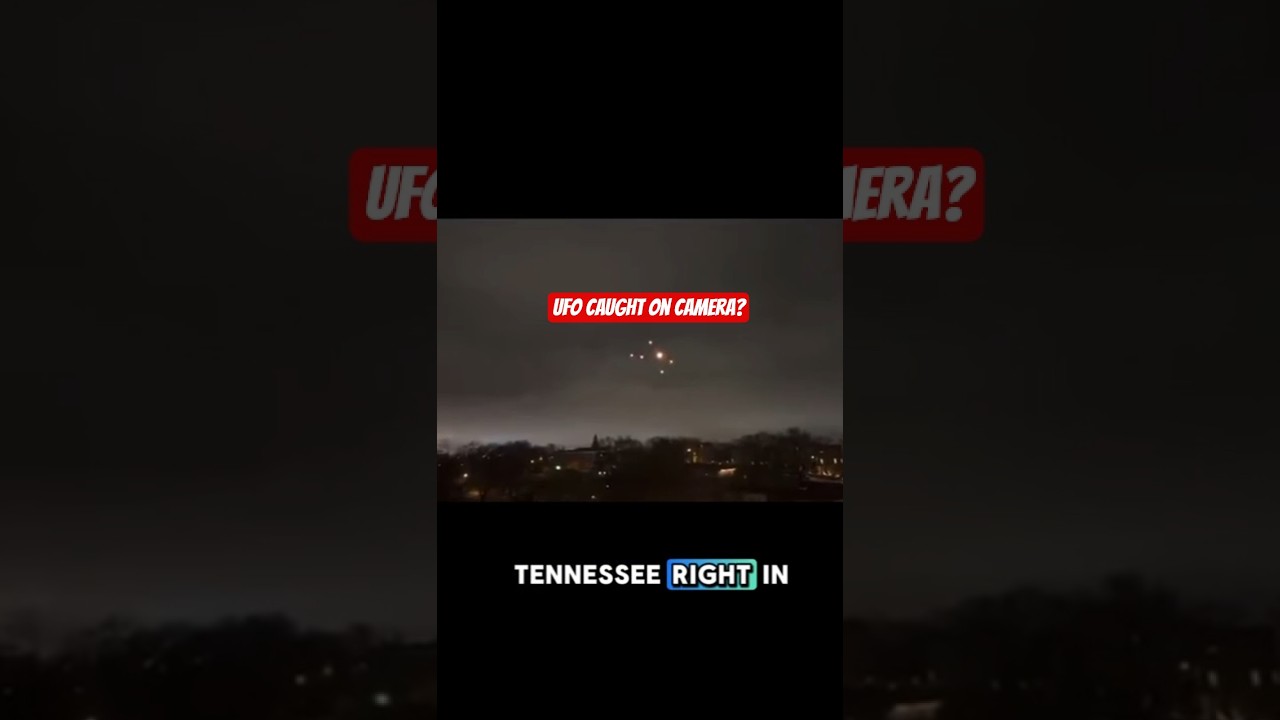 Mysterious Glowing UFO Splits in Nashville Night Sky