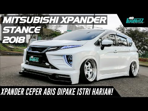 Modifikasi Mitsubishi Xpander Bergaya Stance Paling Ekstrim! Cambernya -9!