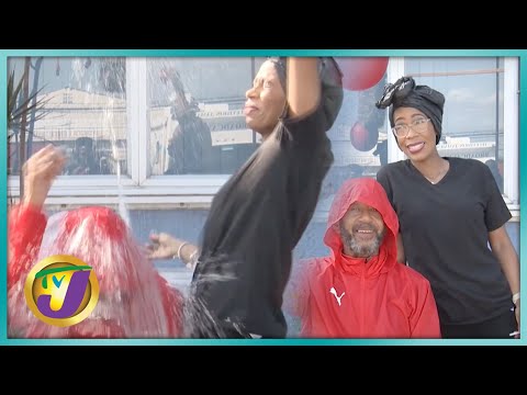 Water Ballon Rolette with Neville Bell & Simone Clarke Cooper TVJ Smile Jamaica