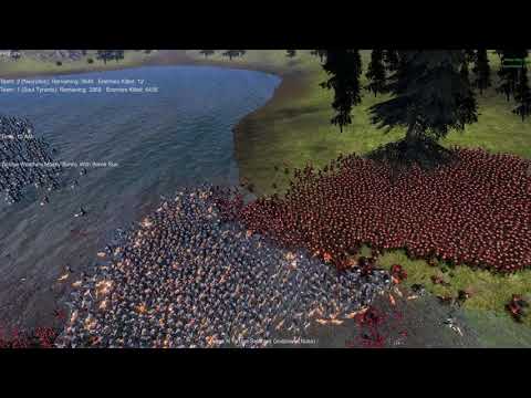 10,000 Necrotics vs 3,000 Soul Tyrants Ultimate Epic Battle Simulator