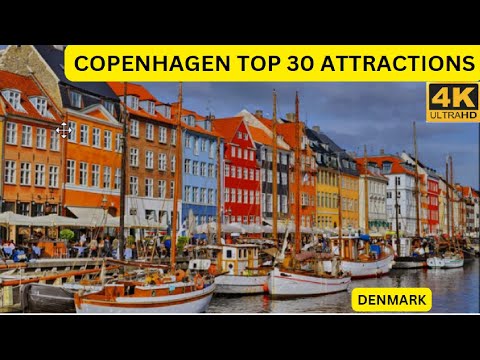 COPENHAGEN TOP 30 ATTRACTIONS | 4K ULTRA HD | DENMARK - 2  | BINU