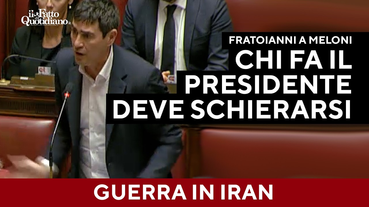 Fratoianni a Meloni: "Fa il presidente, deve schierarsi". E sul board of peace: "Un po' di decenza"
