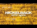Nickelback Never Again Single Version