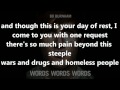 Bo Burnham - Rant With Lyrics 