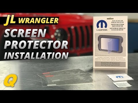 Mopar UConnect Screen Protector Review and Installation for 2018 Jeep Wrangler JL