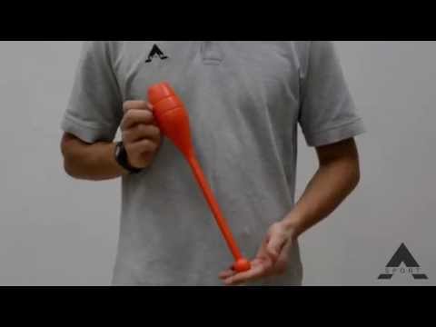 Gymnastikkøller 35 cm Orange