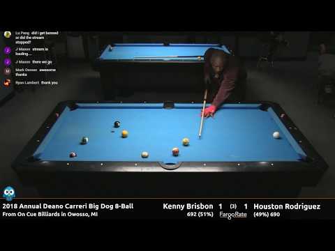 Kenny Brisbon vs Houston Rodriguez - 2018 Annual Deano Carreri Big Dog 8-Ball