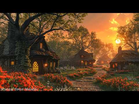 Celtic Village Retreat | Calm and Restful Celtic Music Surrounded by Rolling Hills and Cottages