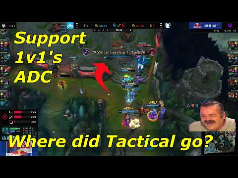 Support Vulcan 1v1s ADC Tactical - LCS Finals Highlights C9 vs TL